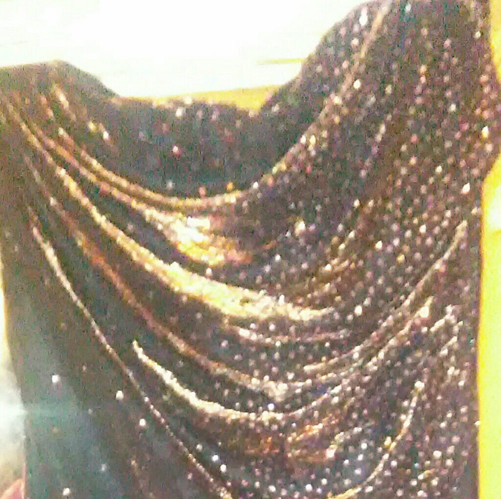 Strapless gown made in the USA